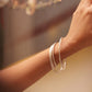Aadhya Hammered Shine Bangle