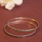 Anaya Antique Leaf Carved Bangle