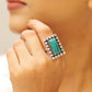 Classic Turquoise Jadau Cocktail Ring