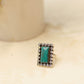 Classic Turquoise Jadau Cocktail Ring