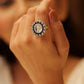Timeless Victorian Coin Cocktail Ring