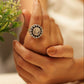 Timeless Victorian Coin Cocktail Ring
