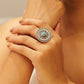 Anokhi Turquoise Mandala Ring