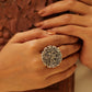 Anaya Vintage Floral Chitai Ring