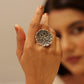 Anaya Vintage Floral Chitai Ring