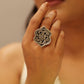 Anaya Floral Statement Chitai Ring