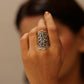 Anokhi Floral Chitai Statement Ring