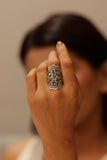 Anokhi Floral Chitai Statement Ring