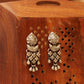 Aadhya Floral Jali Ghungroo Earrings
