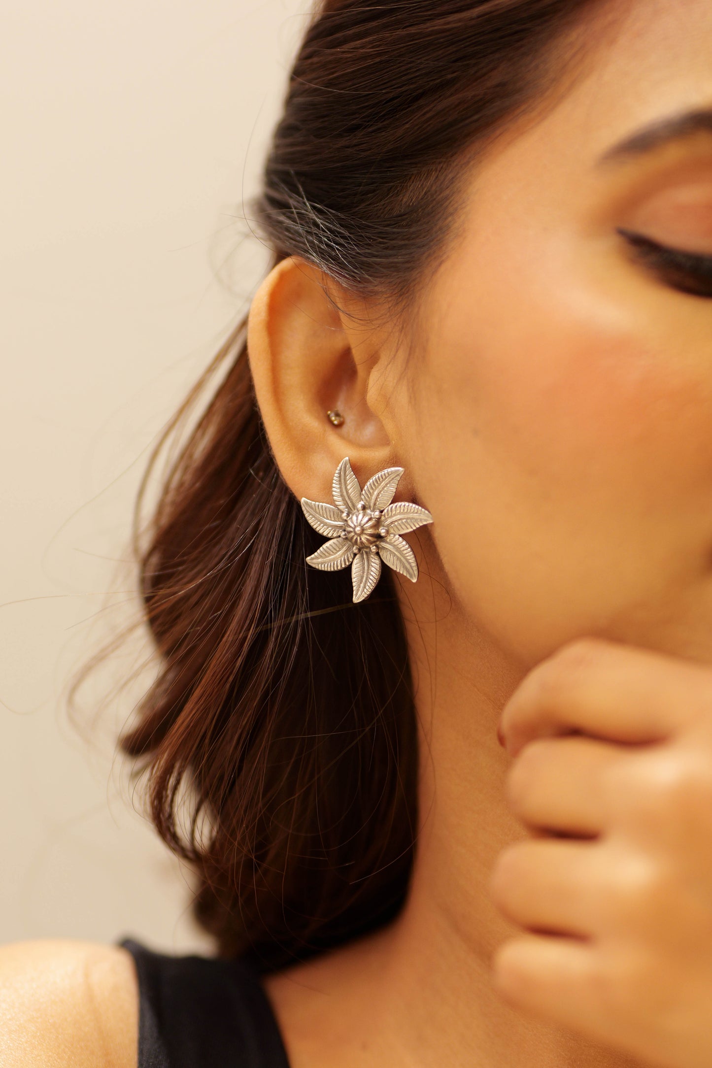 Aadhya Floral Petal Studs