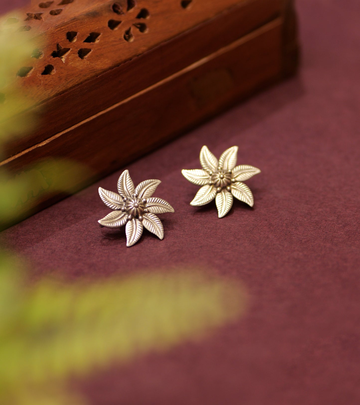 Aadhya Floral Petal Studs