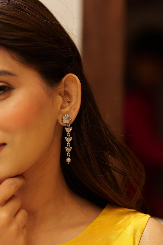 Anokhi Fine Petal Drop Earrings