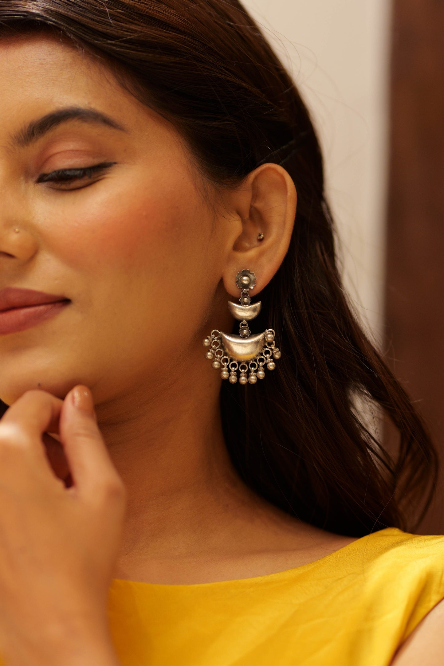 Aadhya Chand Ghungroo Drop Earrings