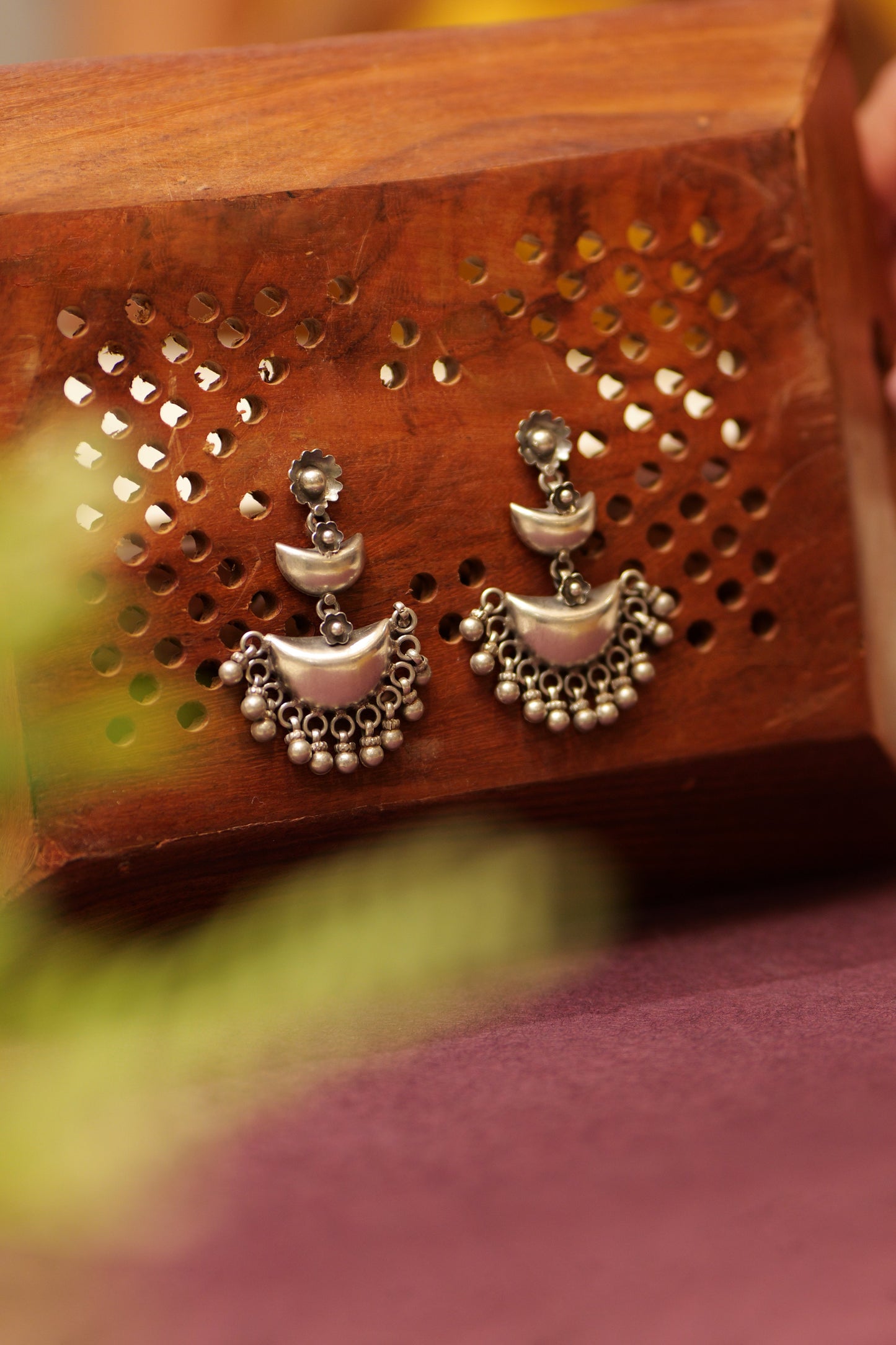 Aadhya Chand Ghungroo Drop Earrings