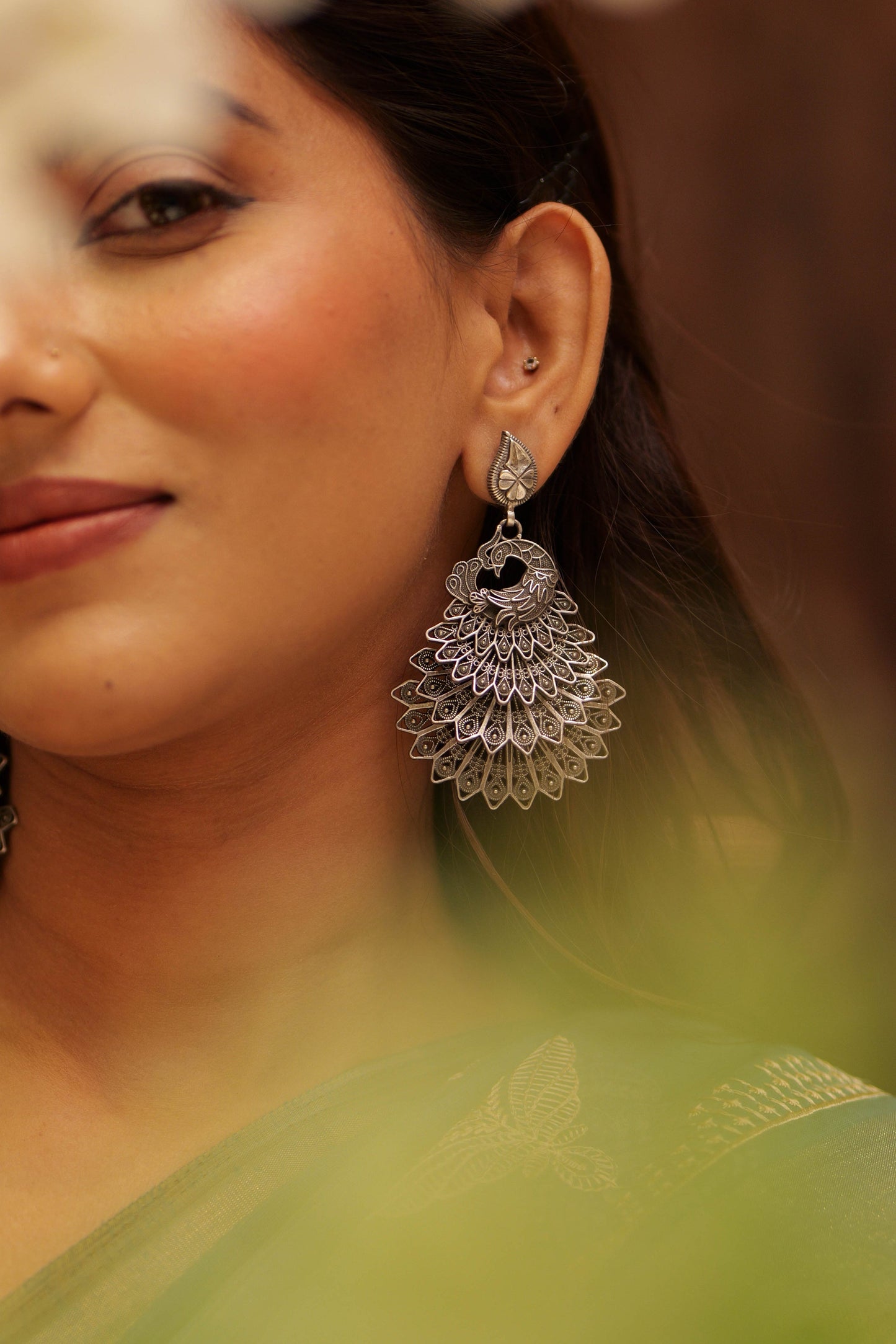 Aadhya Mayur Pankh Earrings