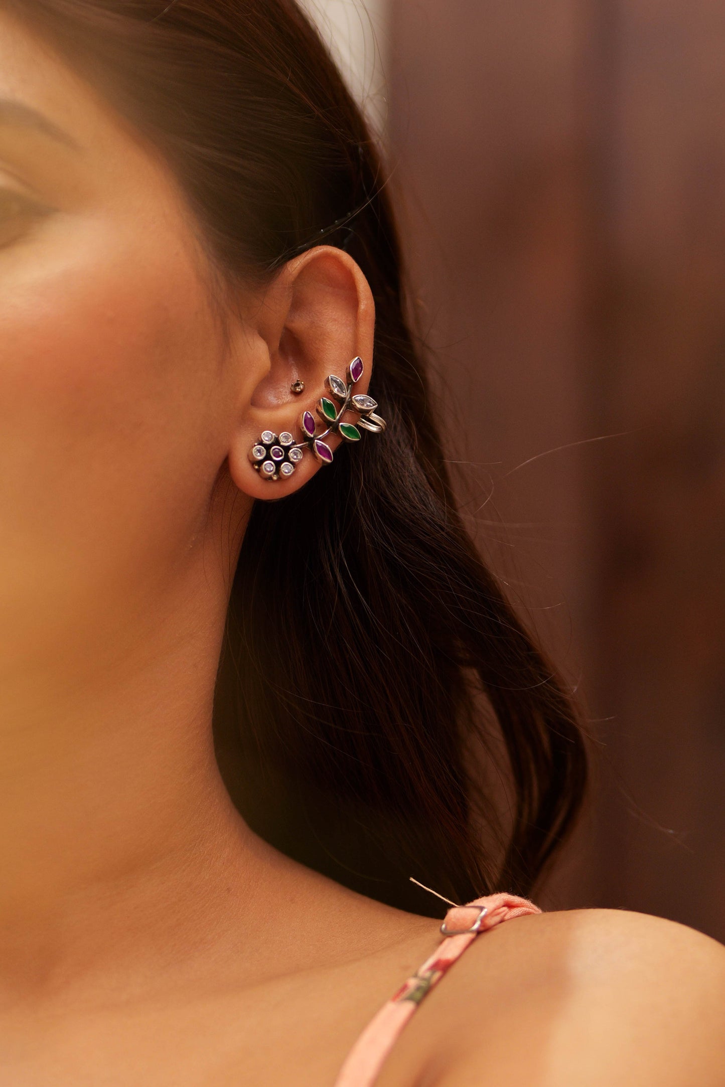 Anokhi Jadau Blossom Earcuff