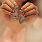 Aadhya Textured Paisley Drop Earrings