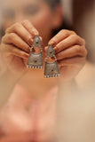 Aadhya Textured Paisley Drop Earrings
