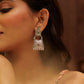 Aadhya Textured Paisley Drop Earrings