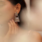 Aadhya Textured Paisley Drop Earrings