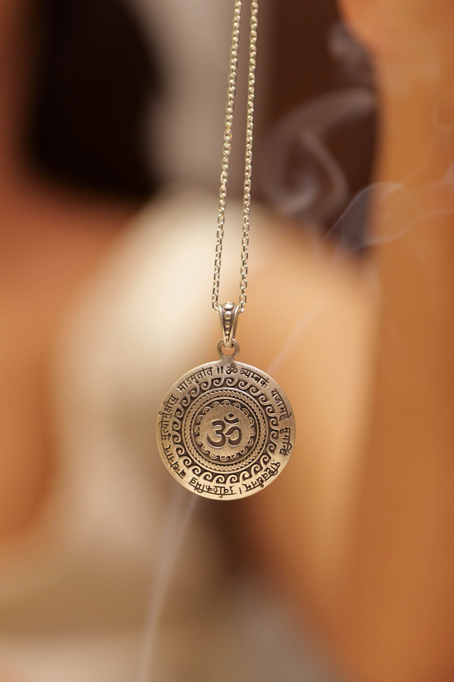 Aadhya Maha Mrityunjaya Om Pendant