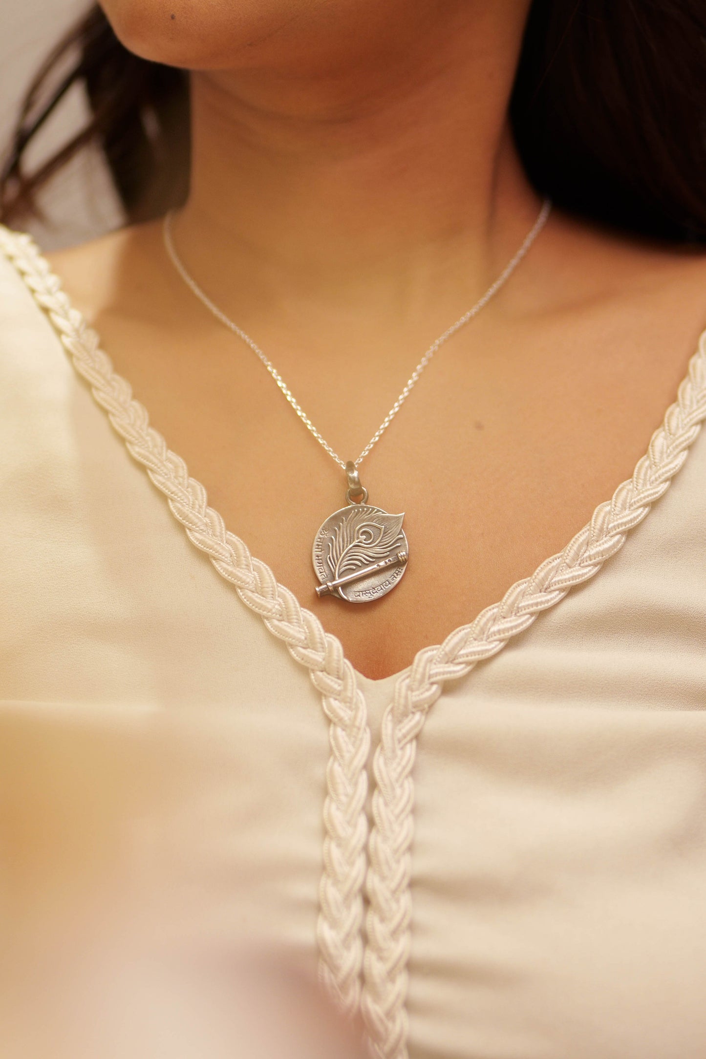 Krishna Vasudevaya Mantra  Pendant