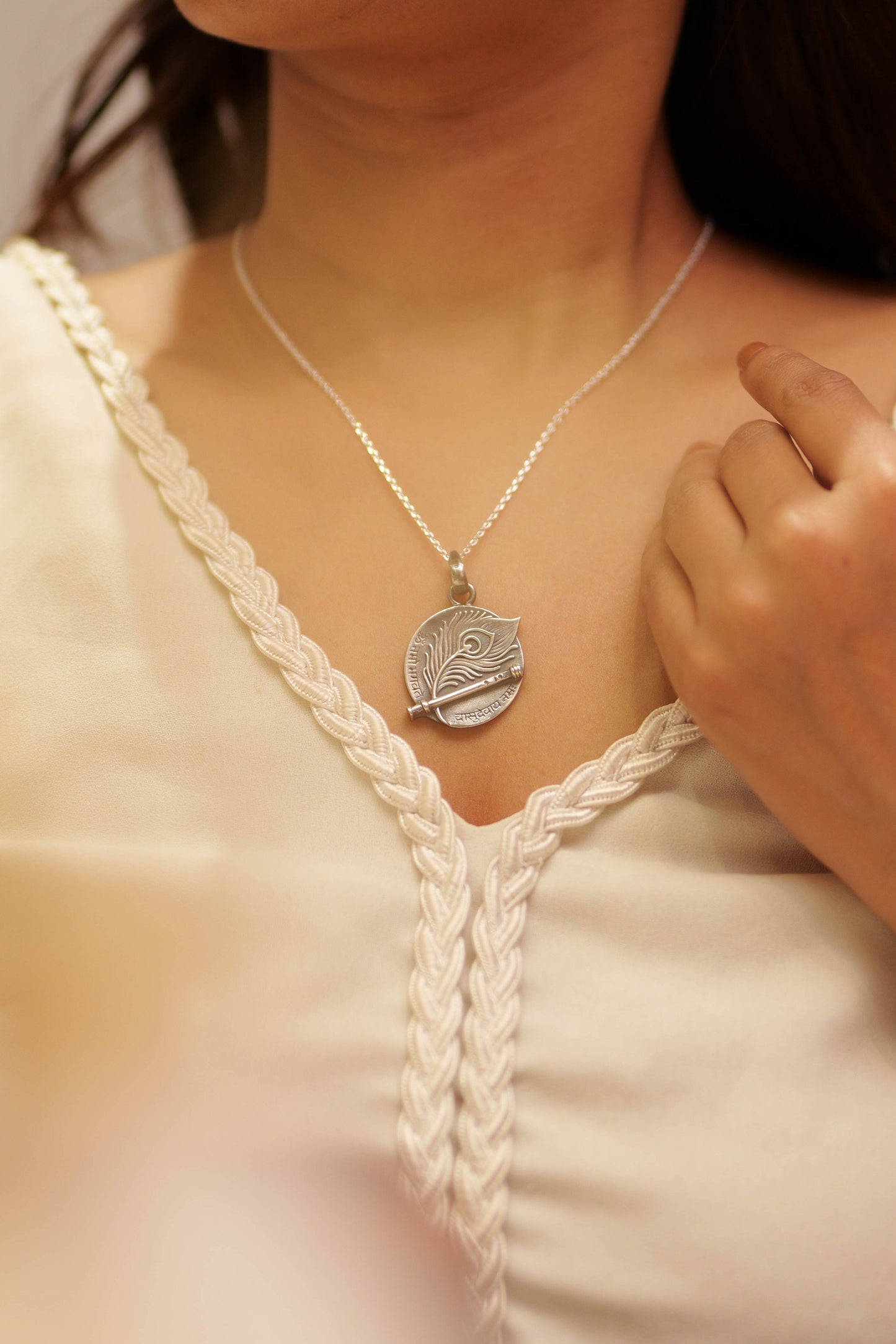 Krishna Vasudevaya Mantra  Pendant