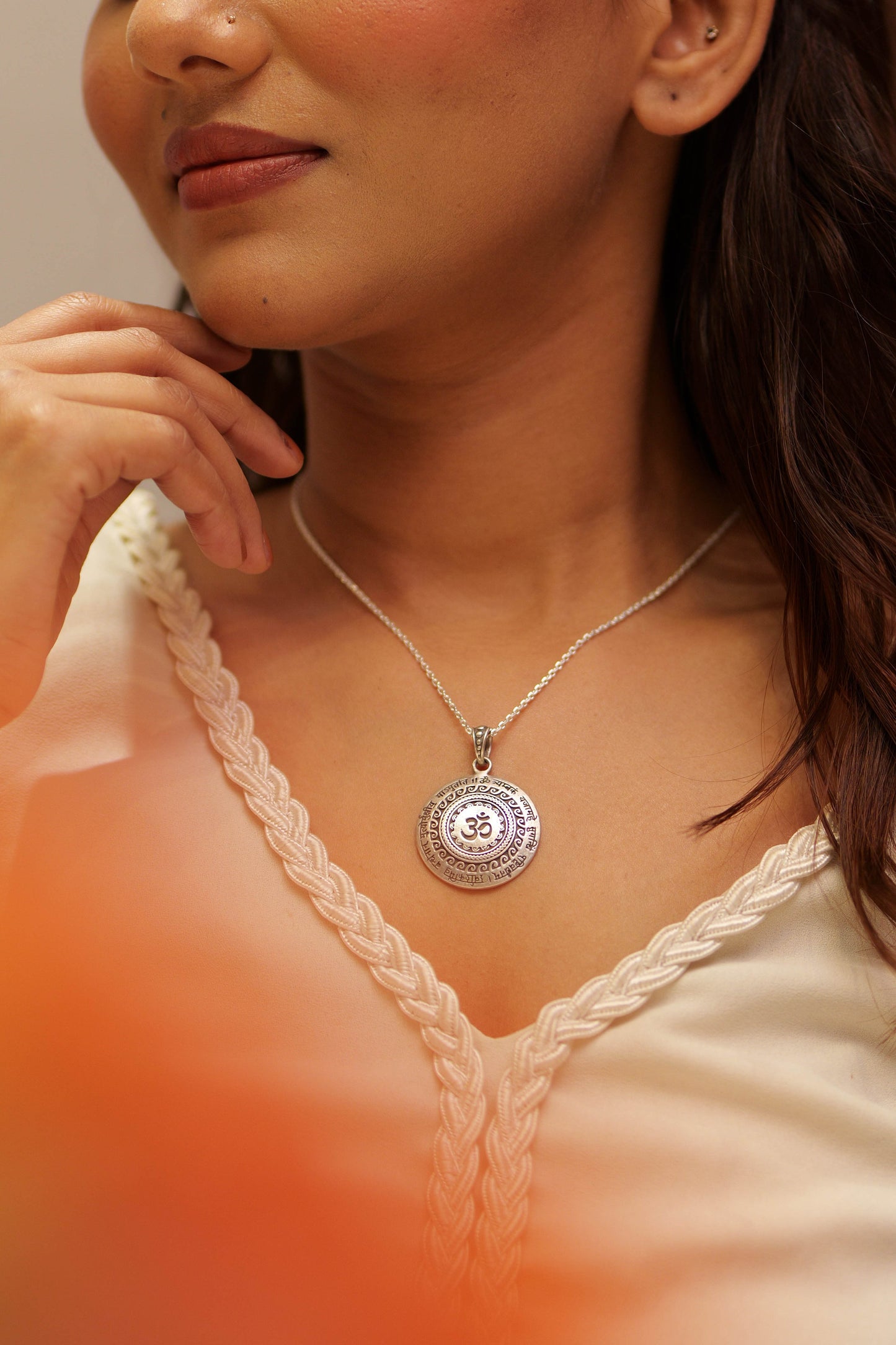 Aadhya Maha Mrityunjaya Om Pendant