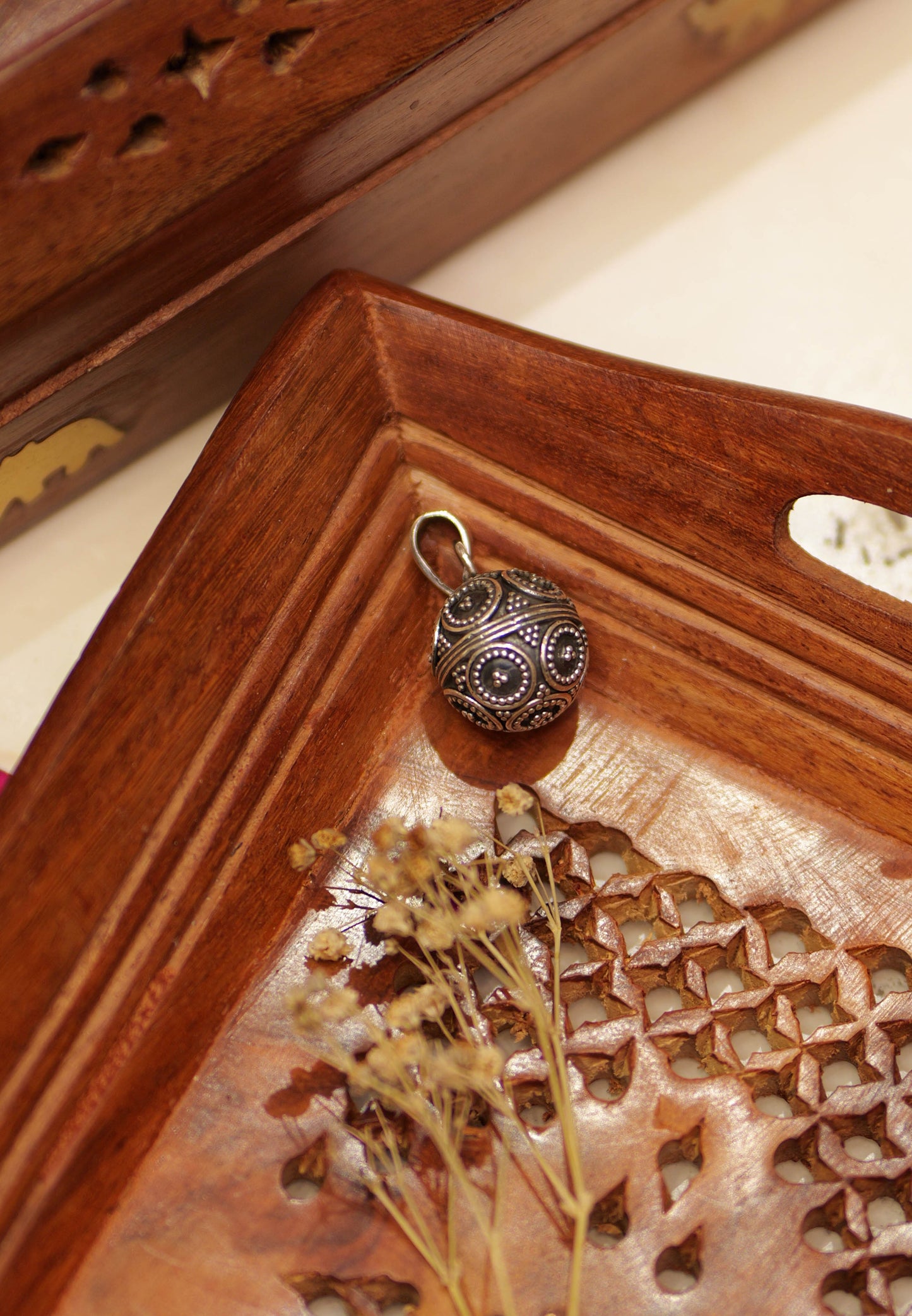 Aadhya Mandala Ball Necklace