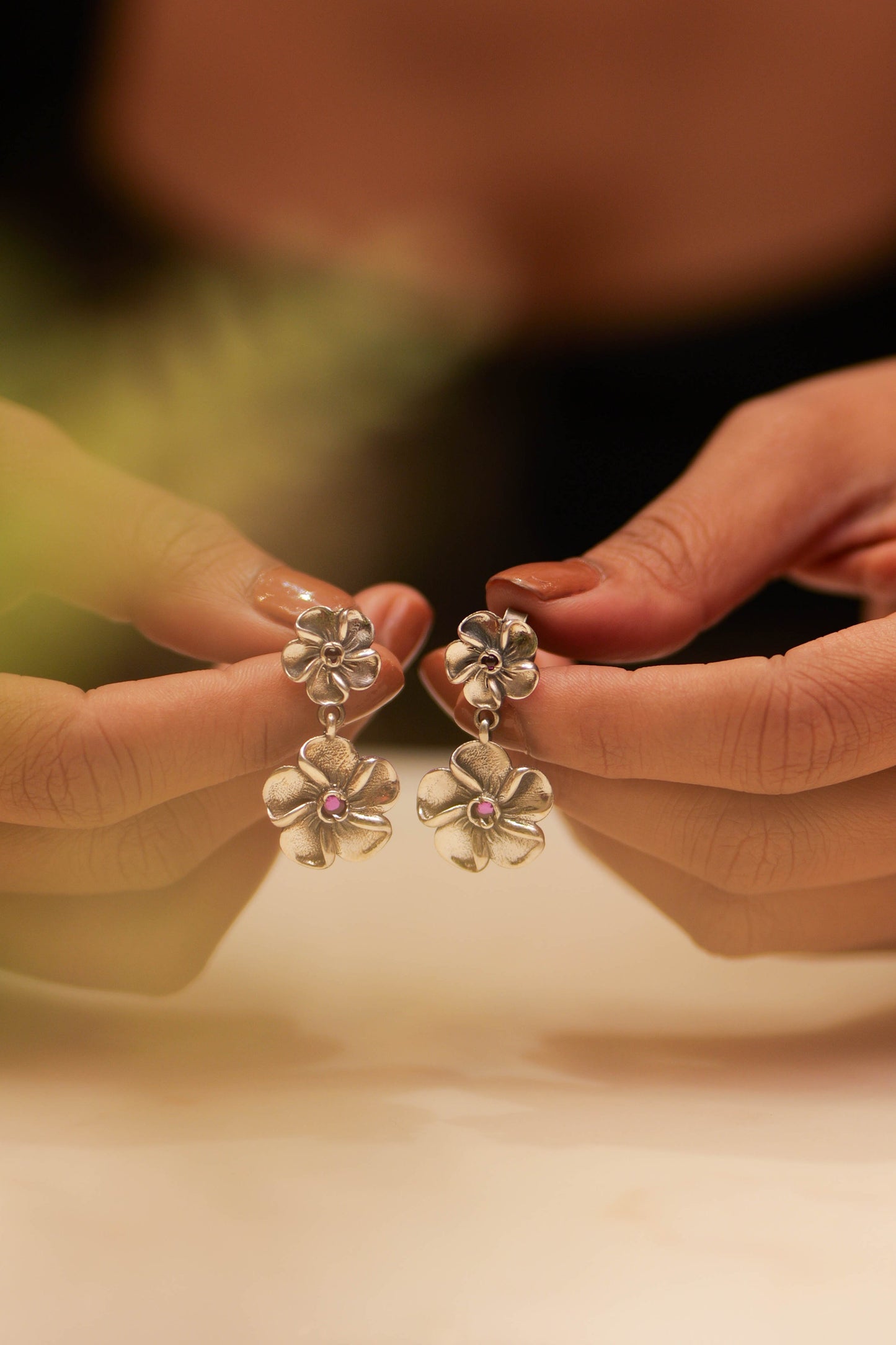 Aadhya Classic Floral Charm Earring