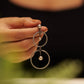 Anaya Dual Hoop Beads Earrings