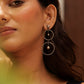 Anaya Dual Hoop Beads Earrings