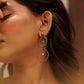 Anaya Dual Hoop Beads Earrings
