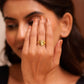 Aadhya Hammered Heart Ring