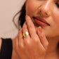 Aadhya Hammered Heart Ring