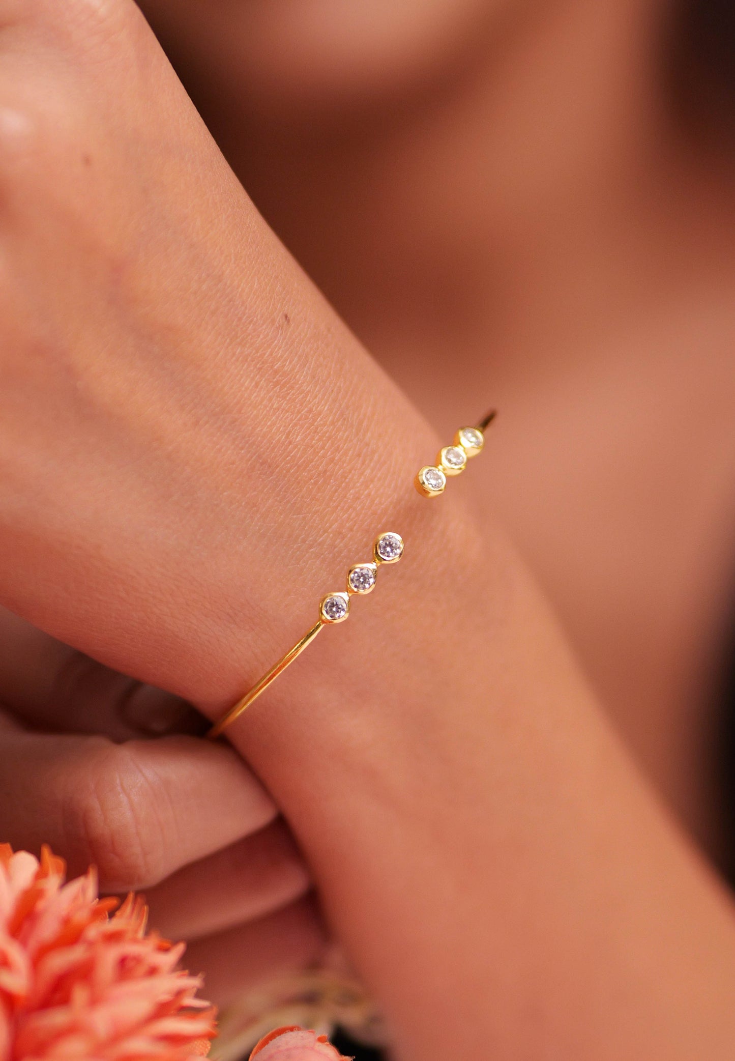 Everyday Tri-Diamond Cuff