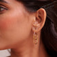 Aadhya Swirl Hoop Earrings