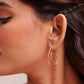 Aadhya Swirl Hoop Earrings
