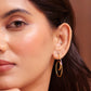 Aadhya Swirl Hoop Earrings