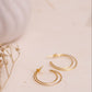 Aadhya Moon Curve Hoops