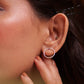 Classic Textured Circle Studs