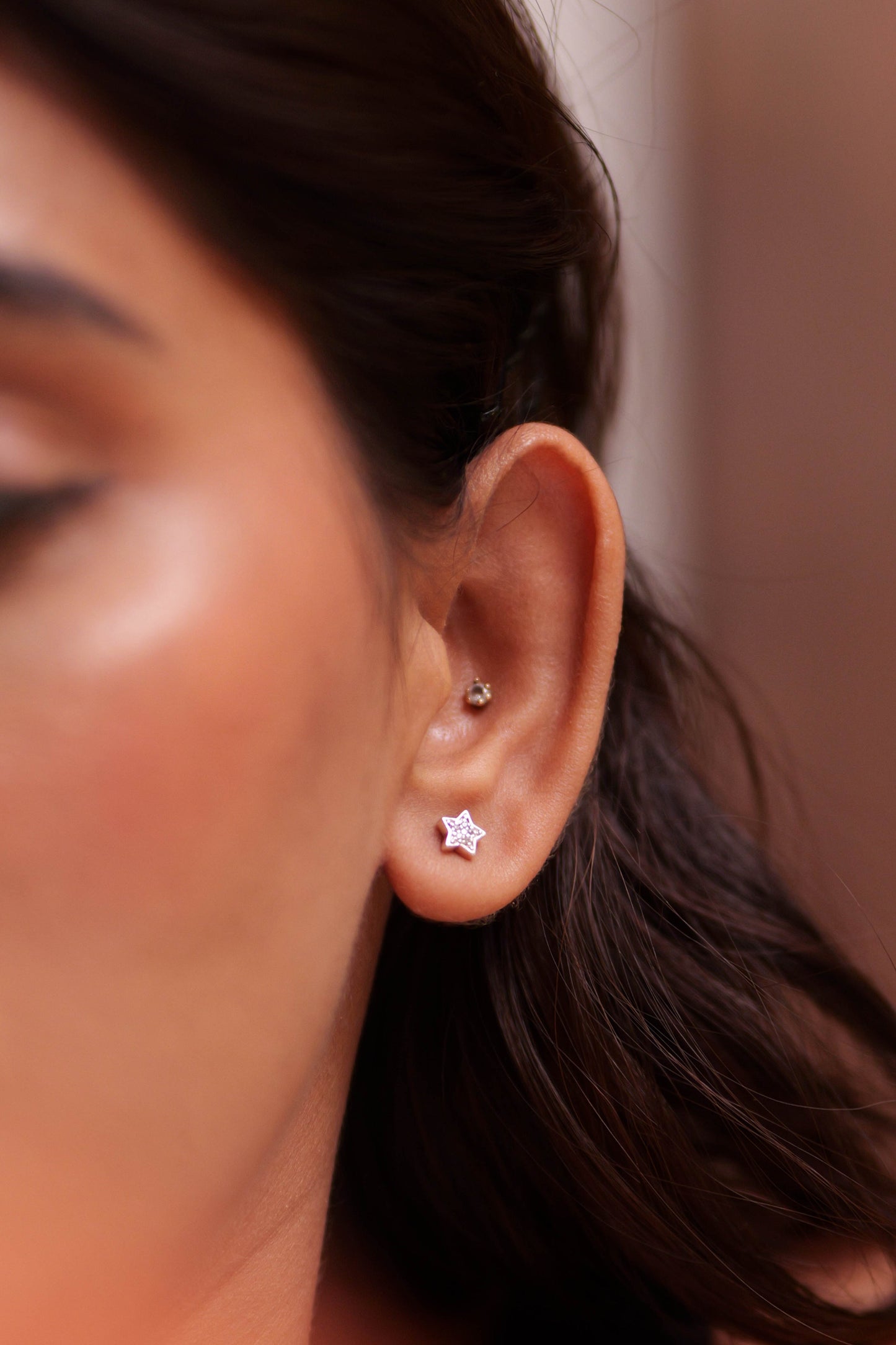 Celeste Diamond Star Studs