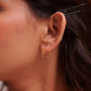 Mishi Heart Hoop Earrings