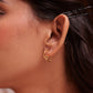 Mishi Heart Hoop Earrings