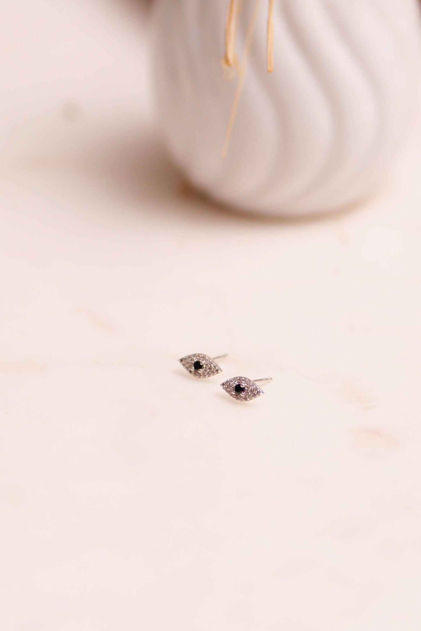 Anokhi Diamond Evil Eye Studs
