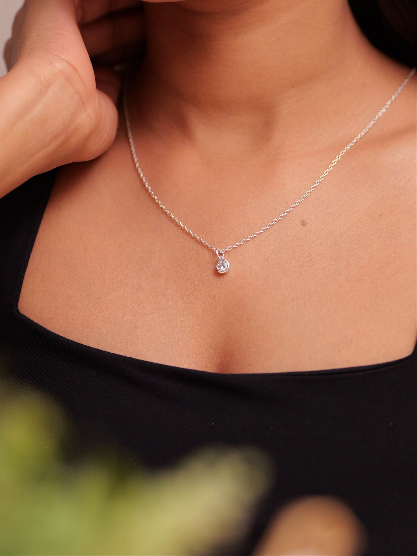 Aadhya Round Diamond Necklace