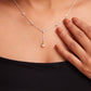 Anaya Solitaire Drop Necklace