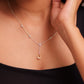 Anaya Solitaire Drop Necklace