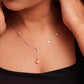 Anaya Solitaire Drop Necklace