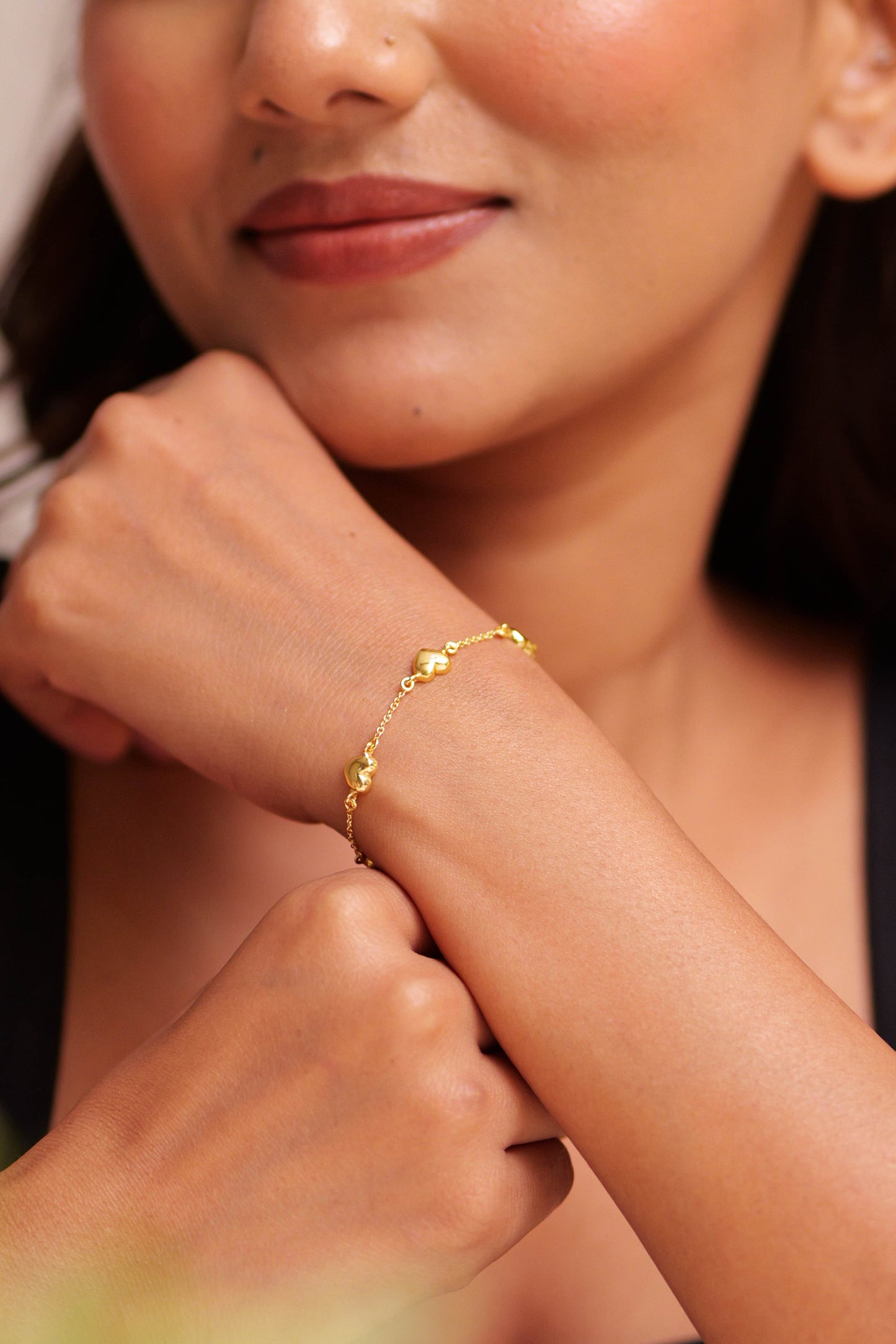 Aadhya Multi Heart Bracelet